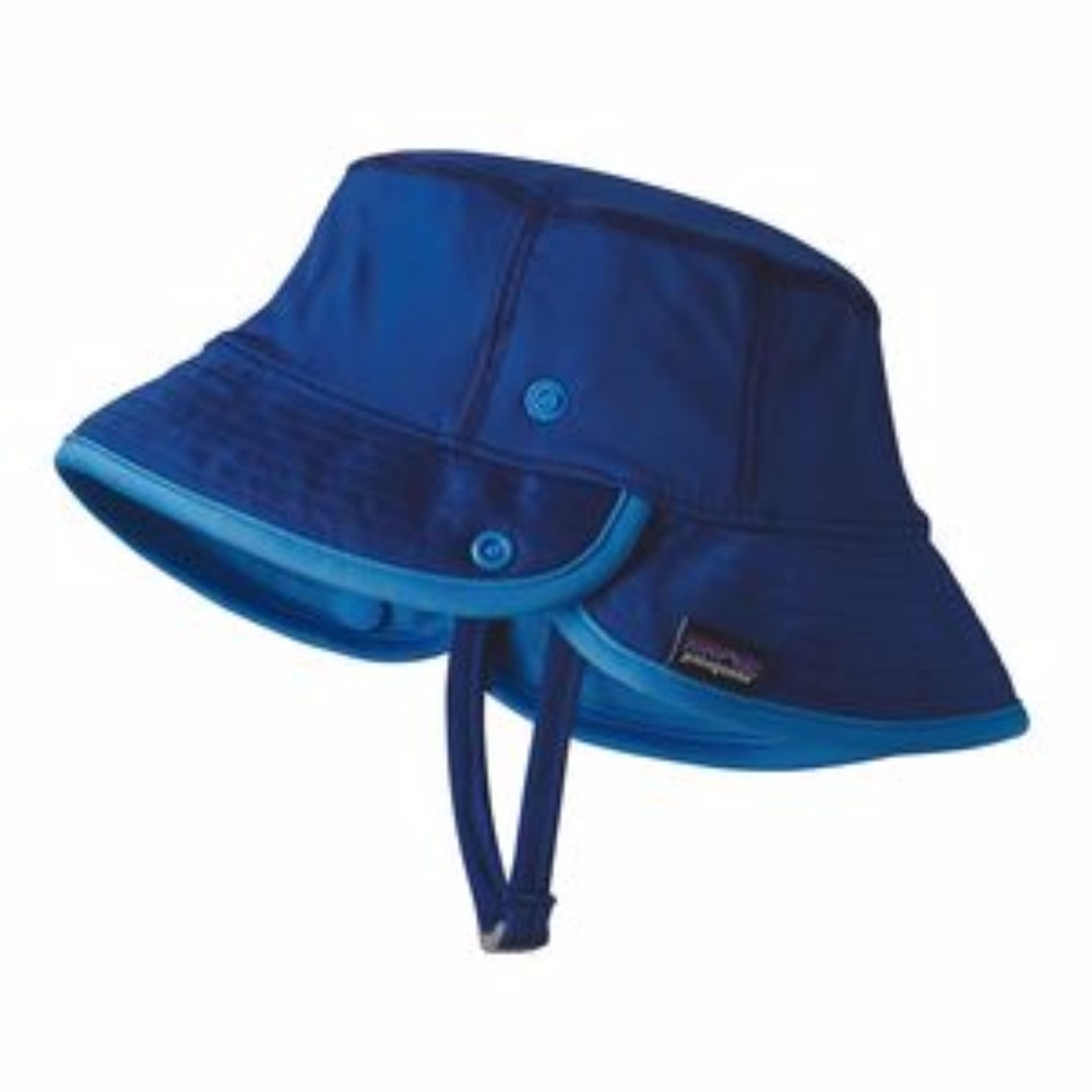 Patagonia Baby Little Sol Hat Blue 3-6 Months SPF
